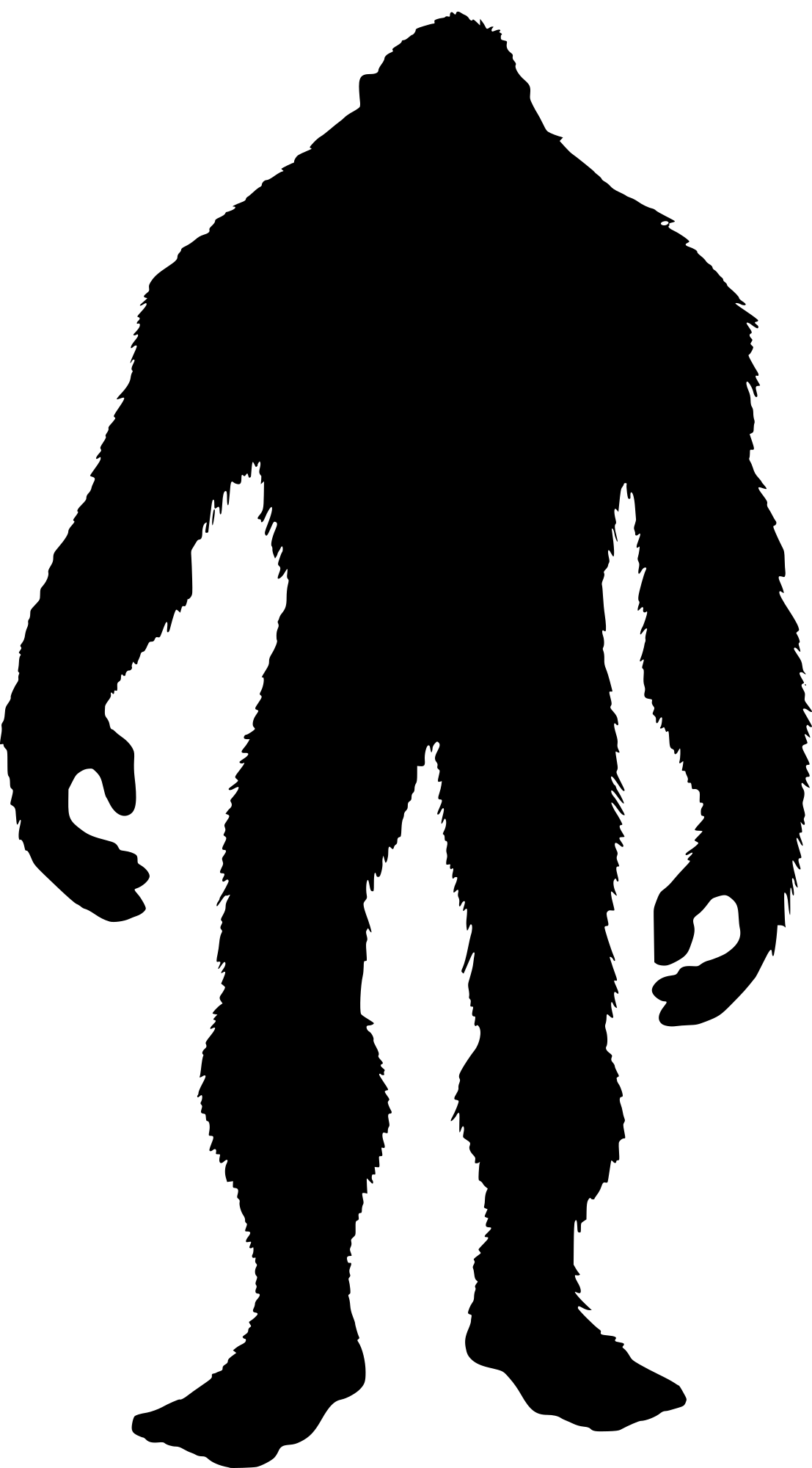 Sasquatch silhouette